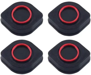 Anti vibration pads voor 3D printer - zwart/rood