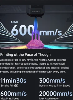 Anycubic Cobra 3 Combo 3D-printer