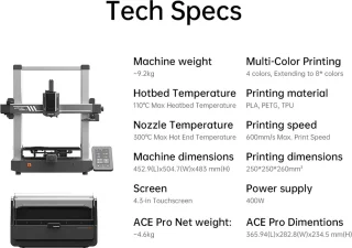 Anycubic Cobra 3 Combo 3D-printer