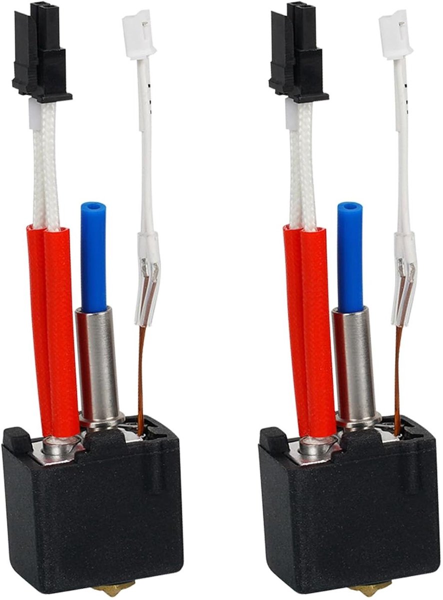 De Anycubic Kobra 2 V5 J-Head 3D-printer extruder 0.4 mm - 2 stuks in één oogopslag