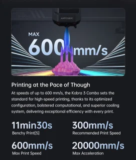 ANYCUBIC Kobra 3 Combo 3D Printer Kit