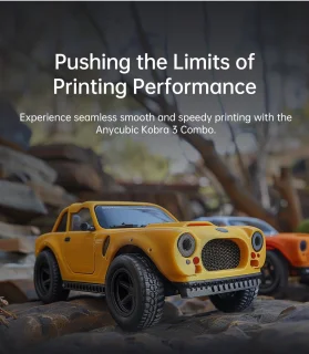 ANYCUBIC Kobra 3 Combo 3D Printer Kit