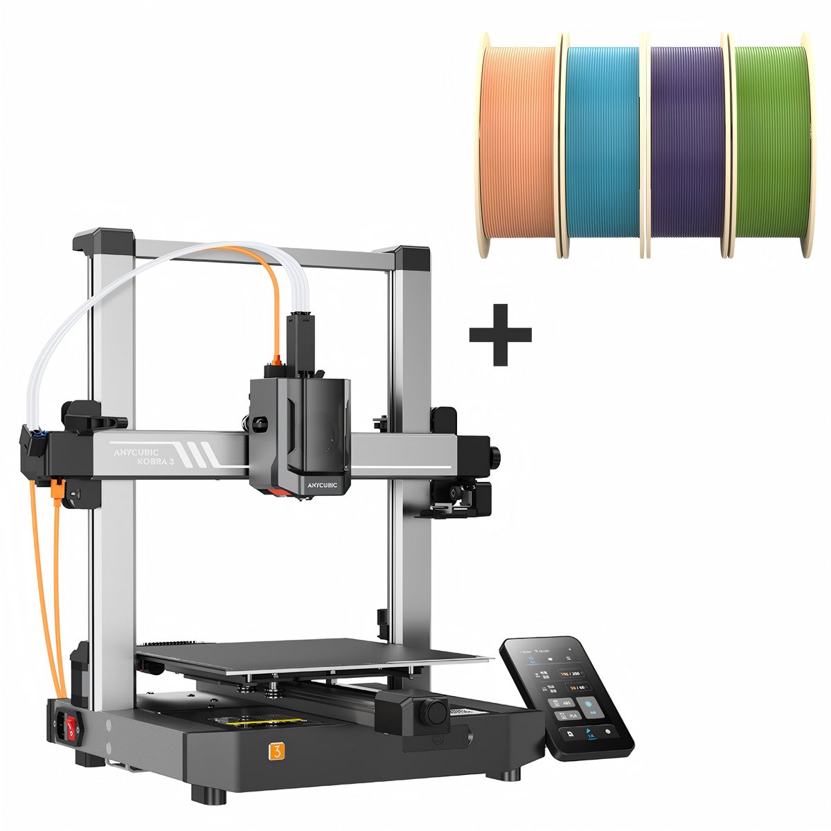 ANYCUBIC Kobra 3 Combo 3D Printer Kit