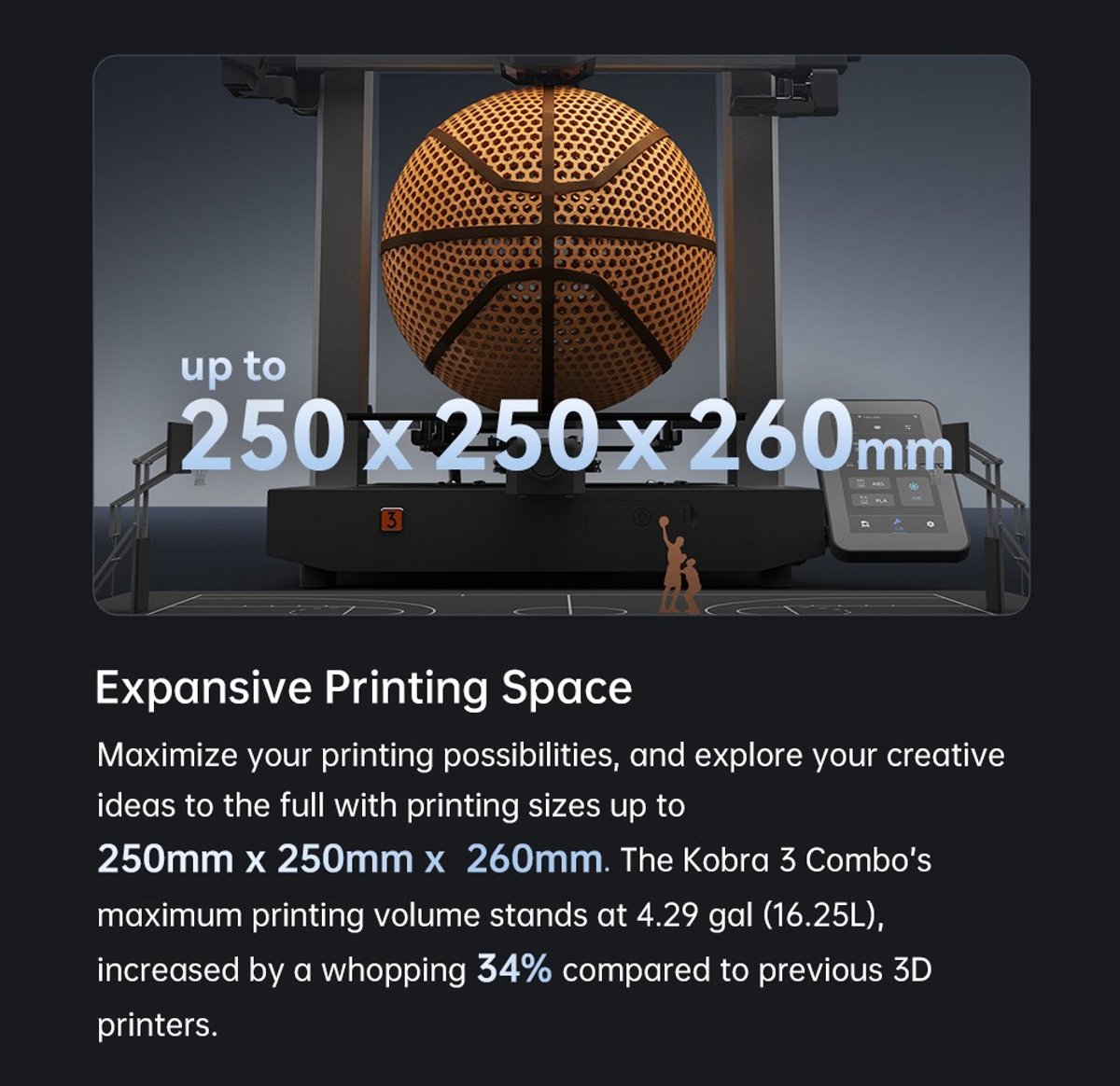 ANYCUBIC Kobra 3 Combo 3D Printer Kit