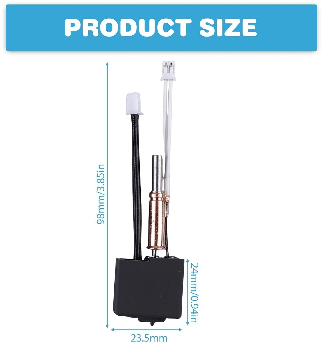 Wat vinden we goed aan de Anycubic Kobra 3 Hotend Precisiemondstukken 0.4 mm - 4 Stuks