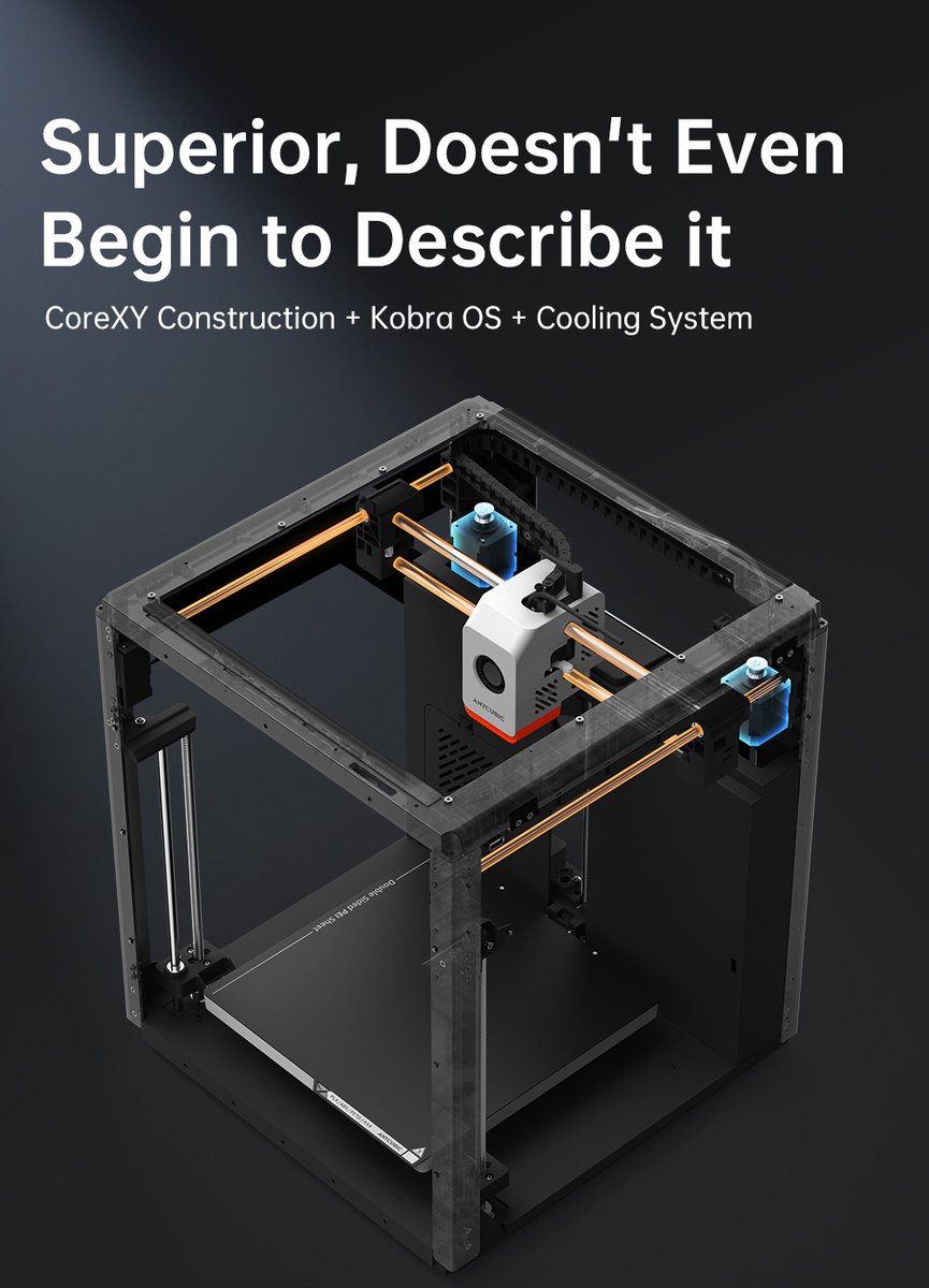Anycubic Kobra S1 Combo 3D-printer CoreXY 250x250x250 mm