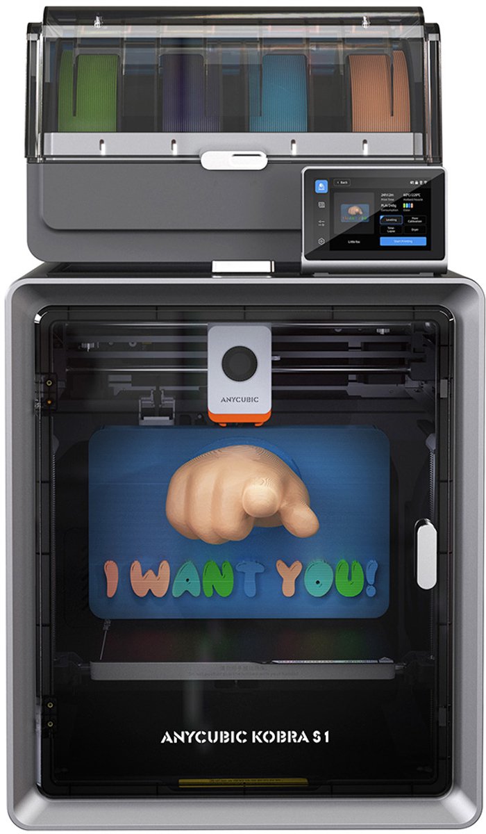 Anycubic Kobra S1 Combo 3D-printer CoreXY 250x250x250 mm