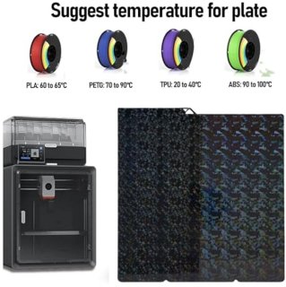 Wat vinden we goed aan de Anycubic Kobra S1 Spring Steel Build Plate 264 x 276 mm