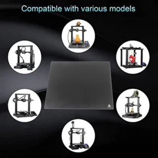 Anycubic MEGA S 3D Printer Glazen Bouwplaat 220x240x4mm