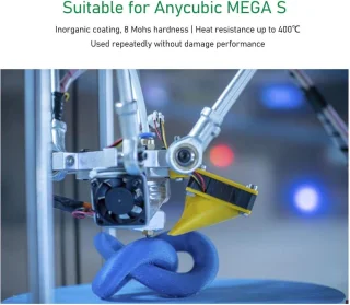Anycubic MEGA S 3D Printer Glazen Bouwplaat 220x240x4mm