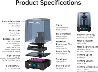 Anycubic Photon Mono X 6Ks Resin 3D Printer