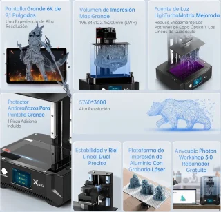 Anycubic Photon Mono X 6Ks Resin 3D Printer