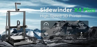 Artillery Sidewinder X4 Plus 3D-printer