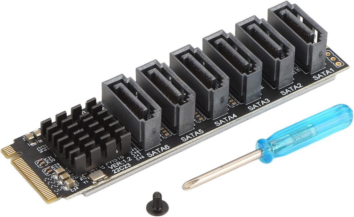 ASM1166 PCIe naar M.2 SATA3.0 Adapterkaart