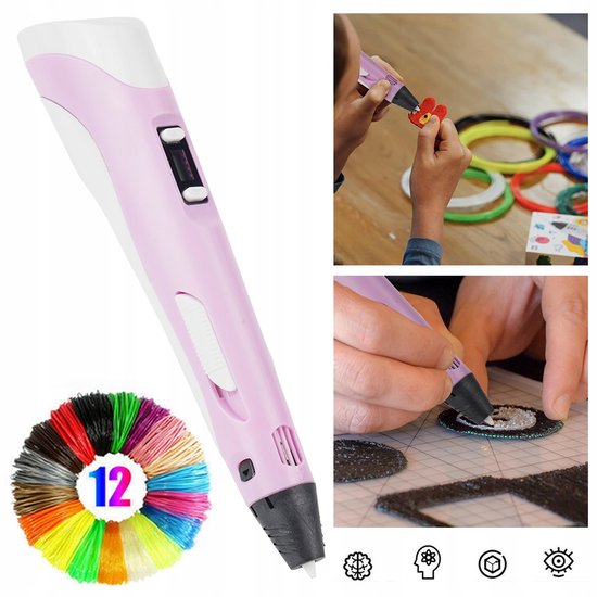 Bedee 3D-printpen roze 5V review