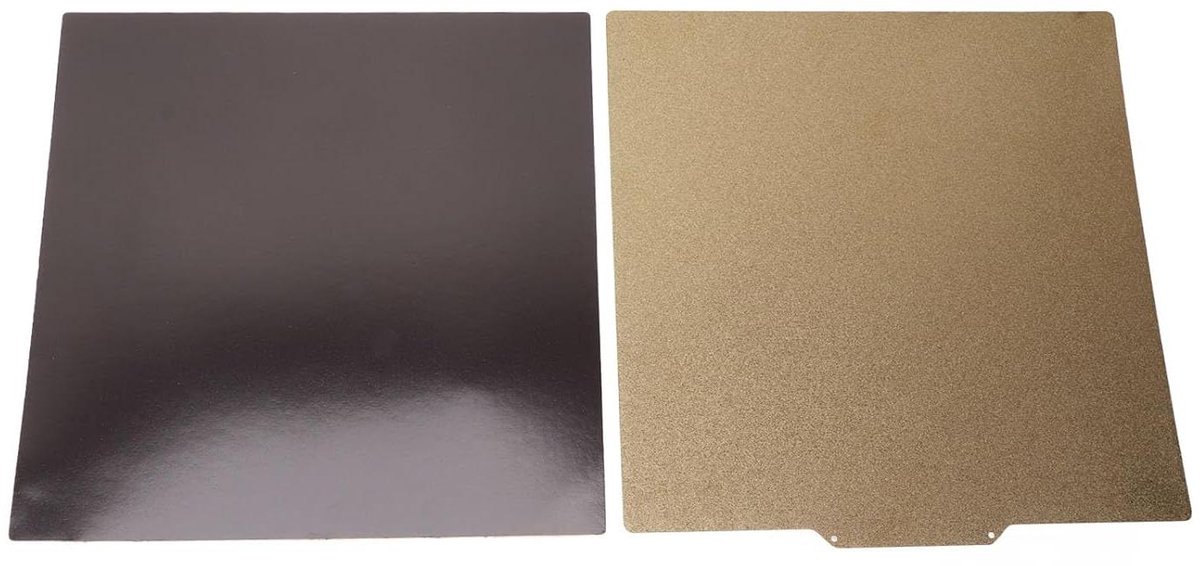 De Bouwplaat verenstaal dubbelzijdig 290x290 mm voor 3D-printer in één oogopslag