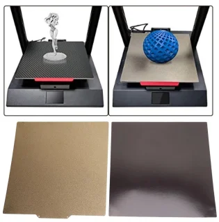 Bouwplaat verenstaal dubbelzijdig 290x290 mm voor 3D-printer