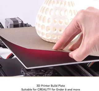 Bouwplaat verenstaal dubbelzijdig 290x290 mm voor 3D-printer