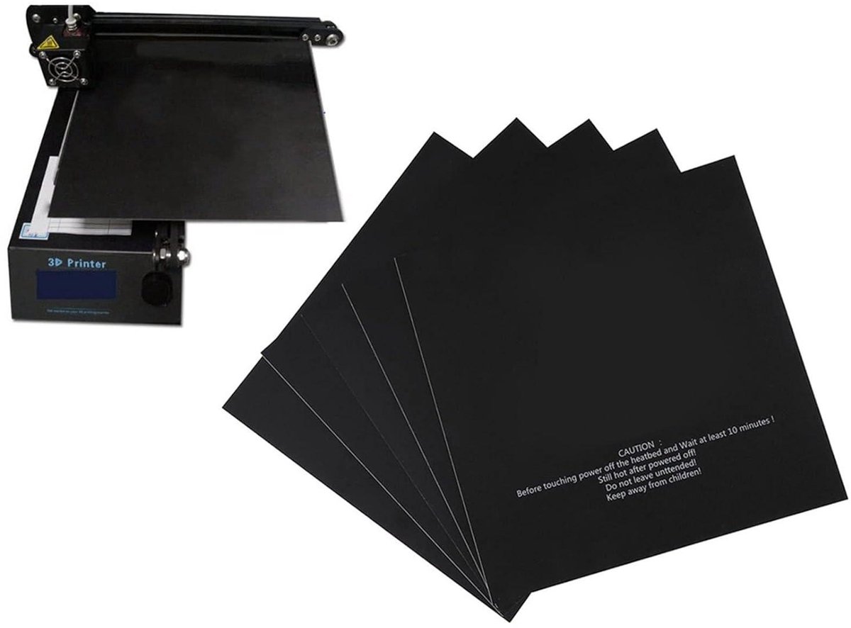 Wat vinden we goed aan de Buildtak 220x220mm Buildplate Stickers voor Flashforge Adventurer 4 3D Printer 5 Stuks