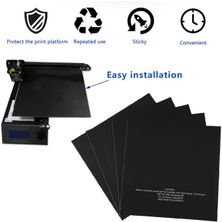 Buildtak 220x220mm Buildplate Stickers voor Flashforge Adventurer 4 3D Printer 5 Stuks