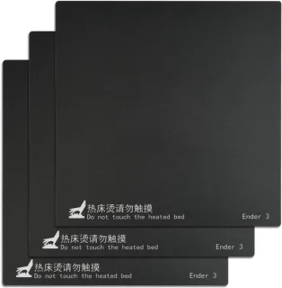 BUYGOO Pack of 3 printplaat, 235 x 235 cm, voor 3D-printer