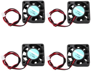 By shayne 3D-printer ventilator set 4 stuks zwart