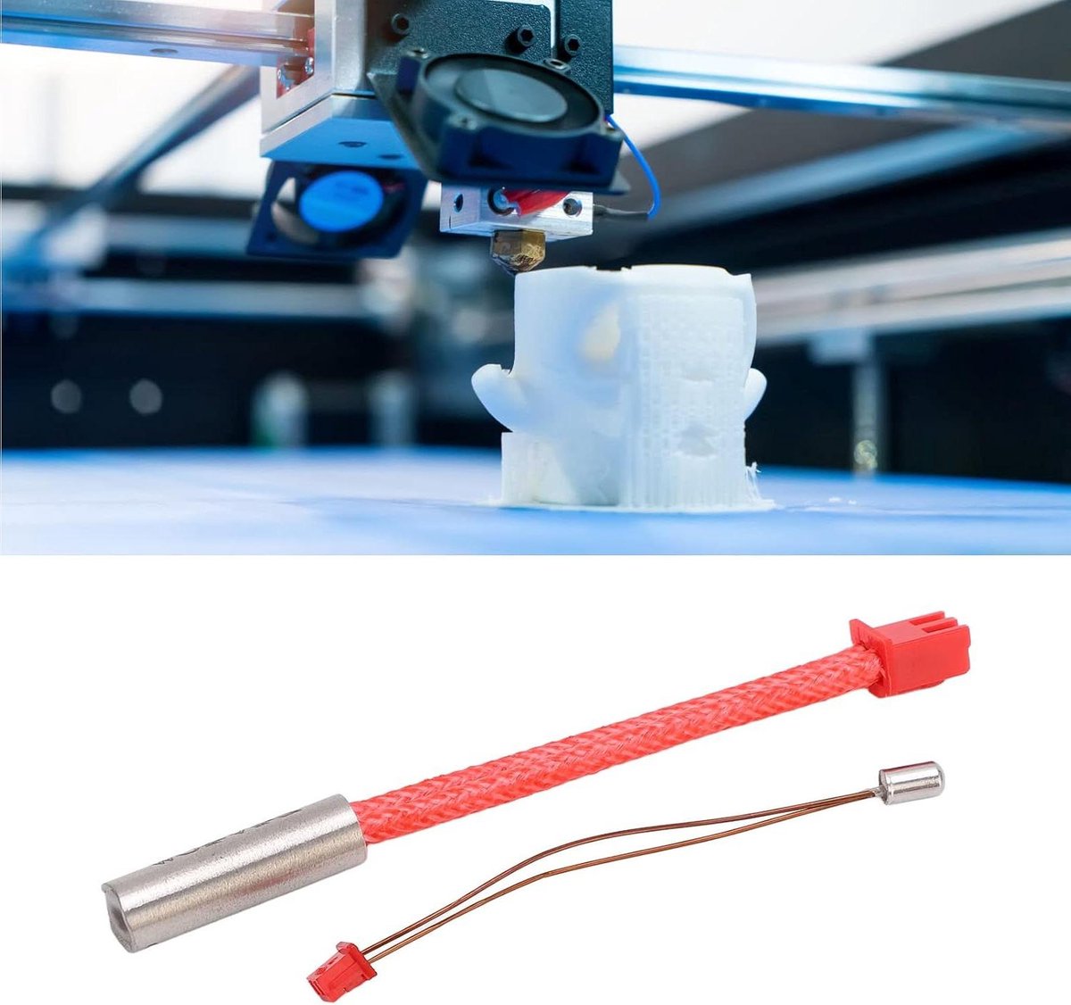 De Cartridge Heater Thermistor Set 24V 40W voor Ender 3 S1 Pro in één oogopslag