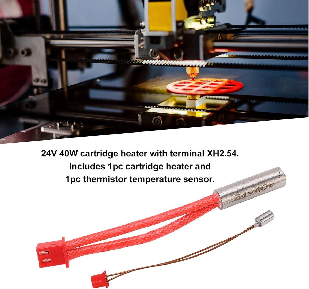 Wat vinden we goed aan de Cartridge Heater Thermistor Set 24V 40W voor Ender 3 S1 Pro
