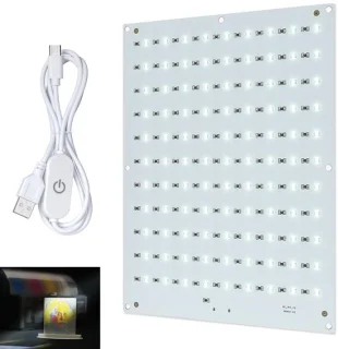 Cmyk lithophane led backlight boardkit voor bambulab 3d-printers