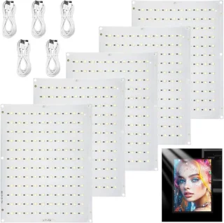 CMYK Lithophane LED-backlightset voor BamLab A1/A1 Mini/P1P/P1S/X1C/X1E