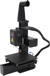 De Compacte 3D-printer (Beginner) — 4x4x4 inch — Zwart in één oogopslag