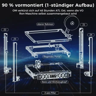 Core-XY 3D-printer 350 x 350 x 345 mm