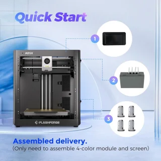 CoreXY 3D-printer (220x220x220 mm)