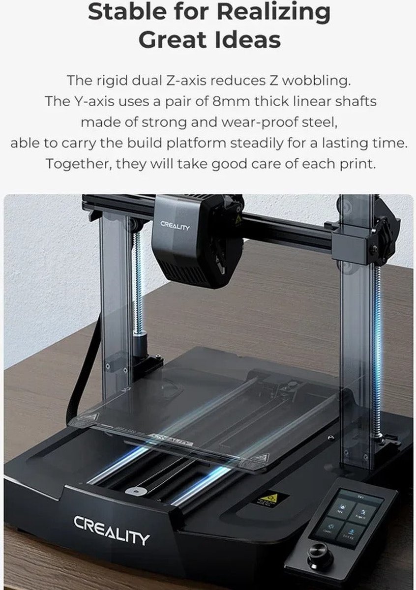Creality 3D Printer Bouwpakket Zwart