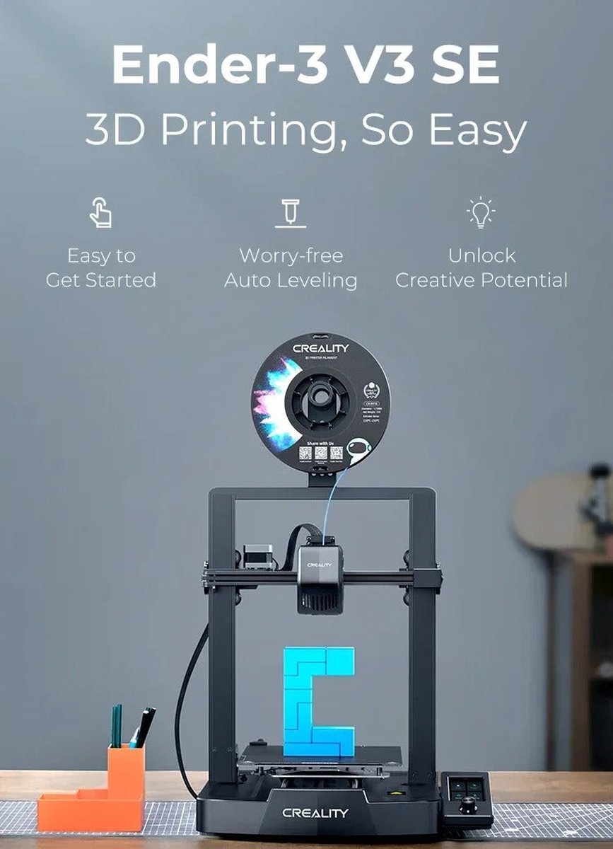 Creality 3D Printer Bouwpakket Zwart
