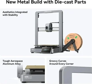 Creality Ender-3 V3 KE 3D Printer Bouwpakket Zwart
