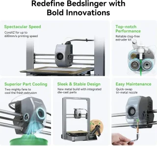 Creality Ender-3 V3 KE 3D Printer Bouwpakket Zwart