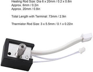 Creality Extruder Heater Block Kit Aluminium voor Ender 3 S1