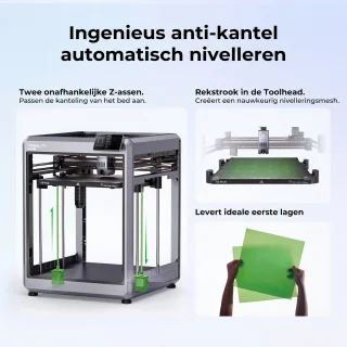Creality K2 Plus Combo 3D-printer – 16-kleuren multicolour, CoreXY, 350 × 350 × 350 mm