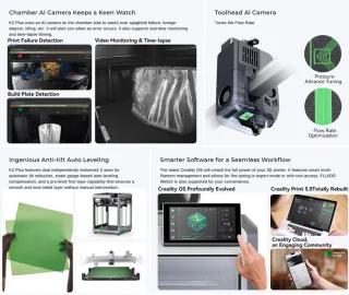 Creality K2 Plus Combo 3D Printer