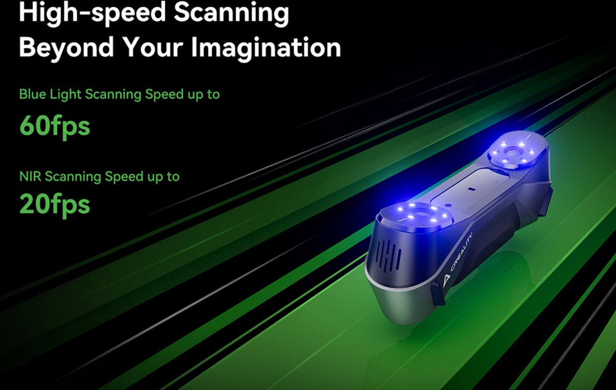 Creality Raptor 3D Scanner Hybrid Blue Laser NIR