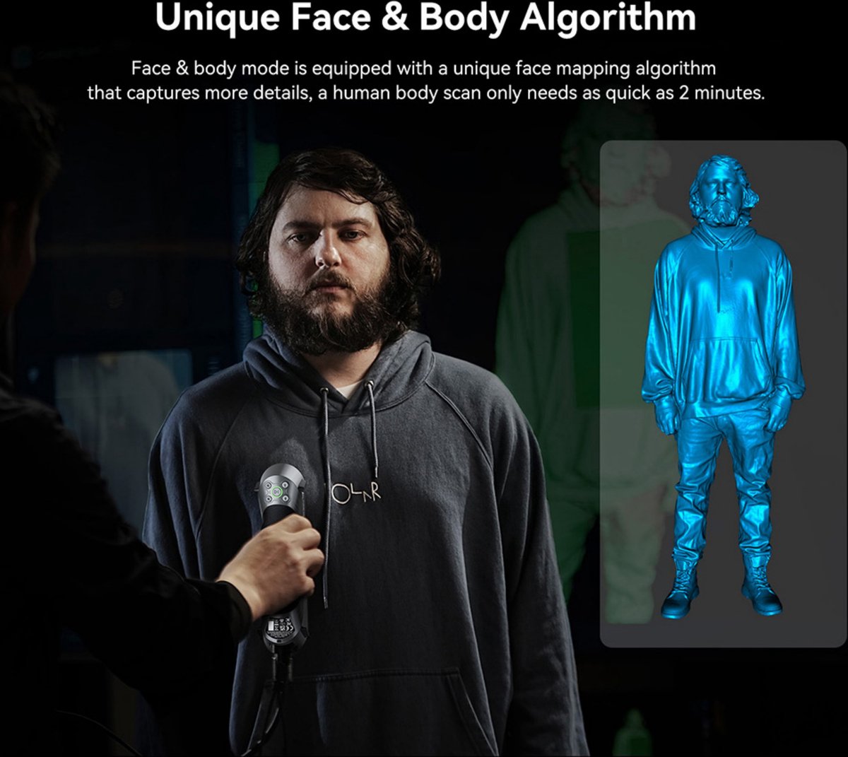 Creality Raptor 3D Scanner Hybrid Blue Laser NIR