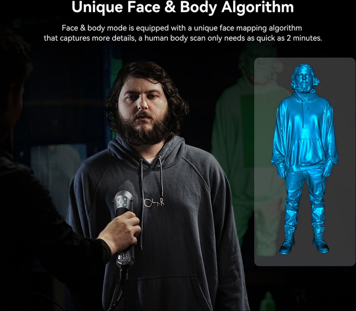 Creality Raptor 3D Scanner Hybrid Blue Laser NIR