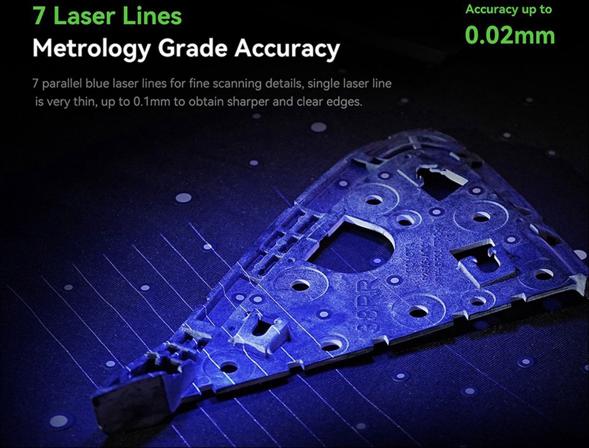 Creality Raptor 3D Scanner Hybrid Blue Laser NIR