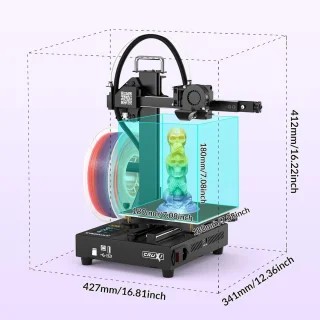 CRUX 1 PEI 3D-printer bouwpakket