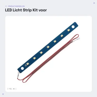 Dailygoods 3D-printer LED-lichtstrip voor FlashForge Adventurer 5M Pro