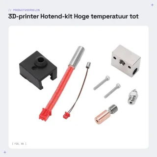 Dailygoods 3d-printer verwarmingsblokset