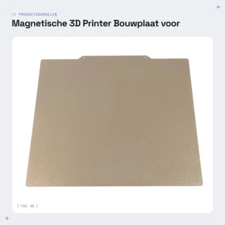 Dailygoods 3d-printerplaat 320x310mm pei magnetische bouwplaat getextureerd