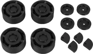 Dailygoods- Anti-vibratiepads set van 4 - Trillingsdempers 3D-printer - Antislip schokabsorberend - Rubber/ABS/legering - Eenvoudige installatie - Geschikt voor CrealityK1-serie