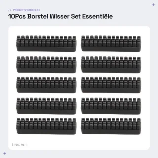 Dailygoods borstel set 10 stuks